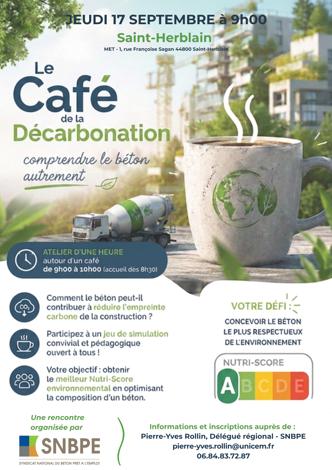 Café de la décarbonation SNBPE UNICEM